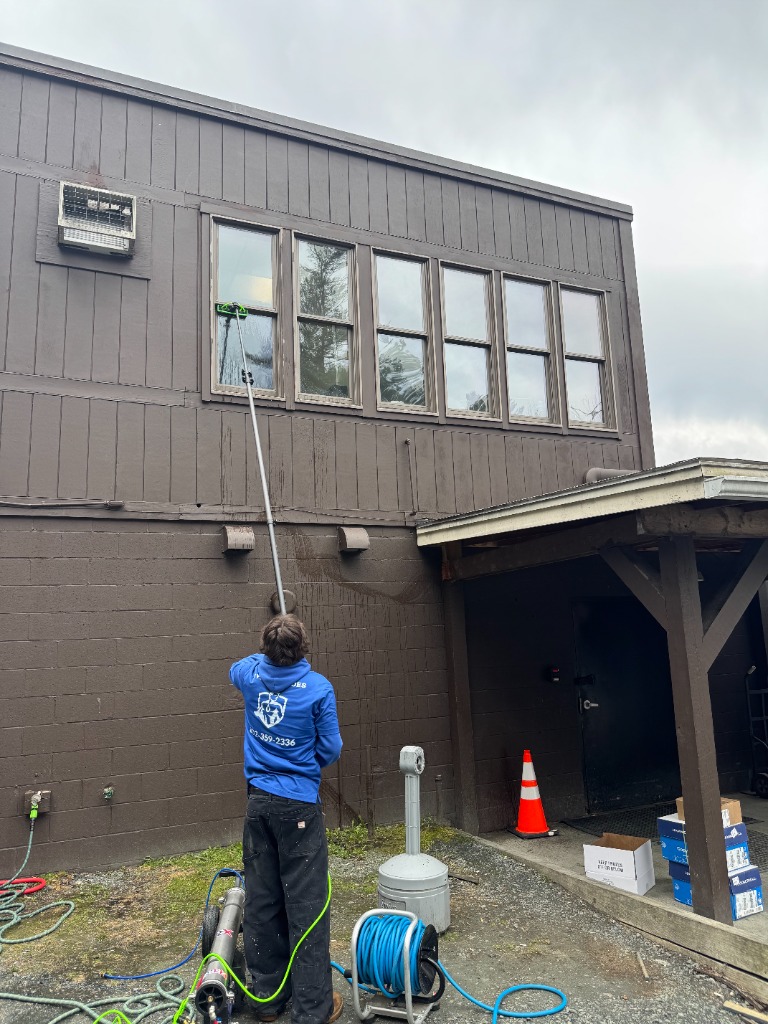 Window washing process