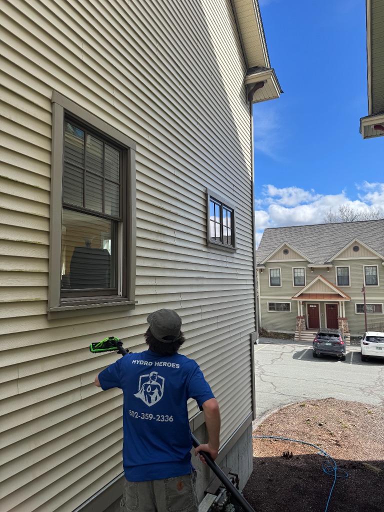 Window washing process